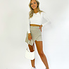 Linde Skort | Taupe Linde Skort | Taupe