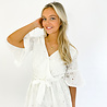 Broderie Playsuit | White Broderie Playsuit | White