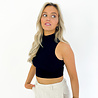 Evy Col Top Short | Black Evy Col Top Short | Black