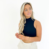Evy Col Top Short | Black Evy Col Top Short | Black