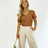 Naomi Top | Brown Naomi Top | Brown