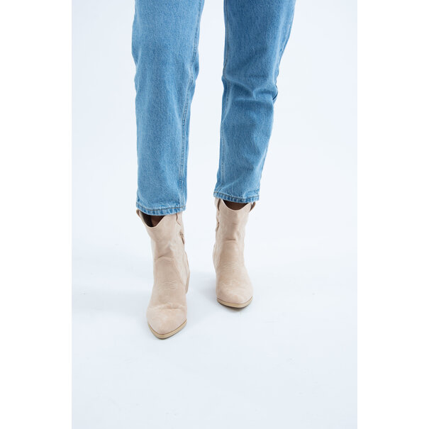 Cowboy Boots Low | Beige