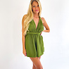 Gigi Playsuit | Olive Green Gigi Playsuit | Olive Green
