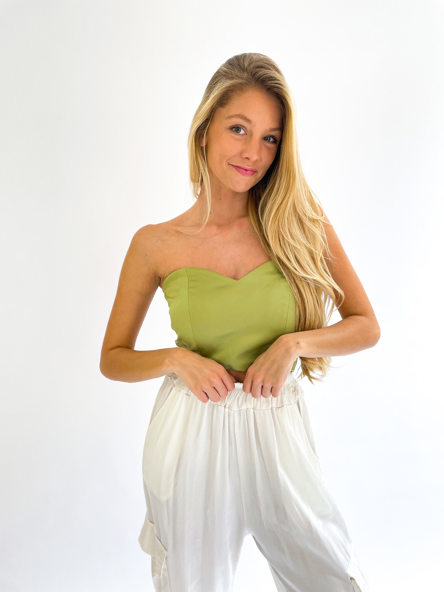 Bandeau Top | Olive Green