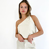 Sara Oneshoulder Top | Beige Sara Oneshoulder Top | Beige