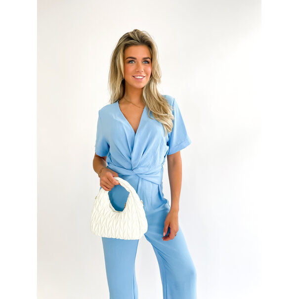 Mona Jumpsuit | Light Blue