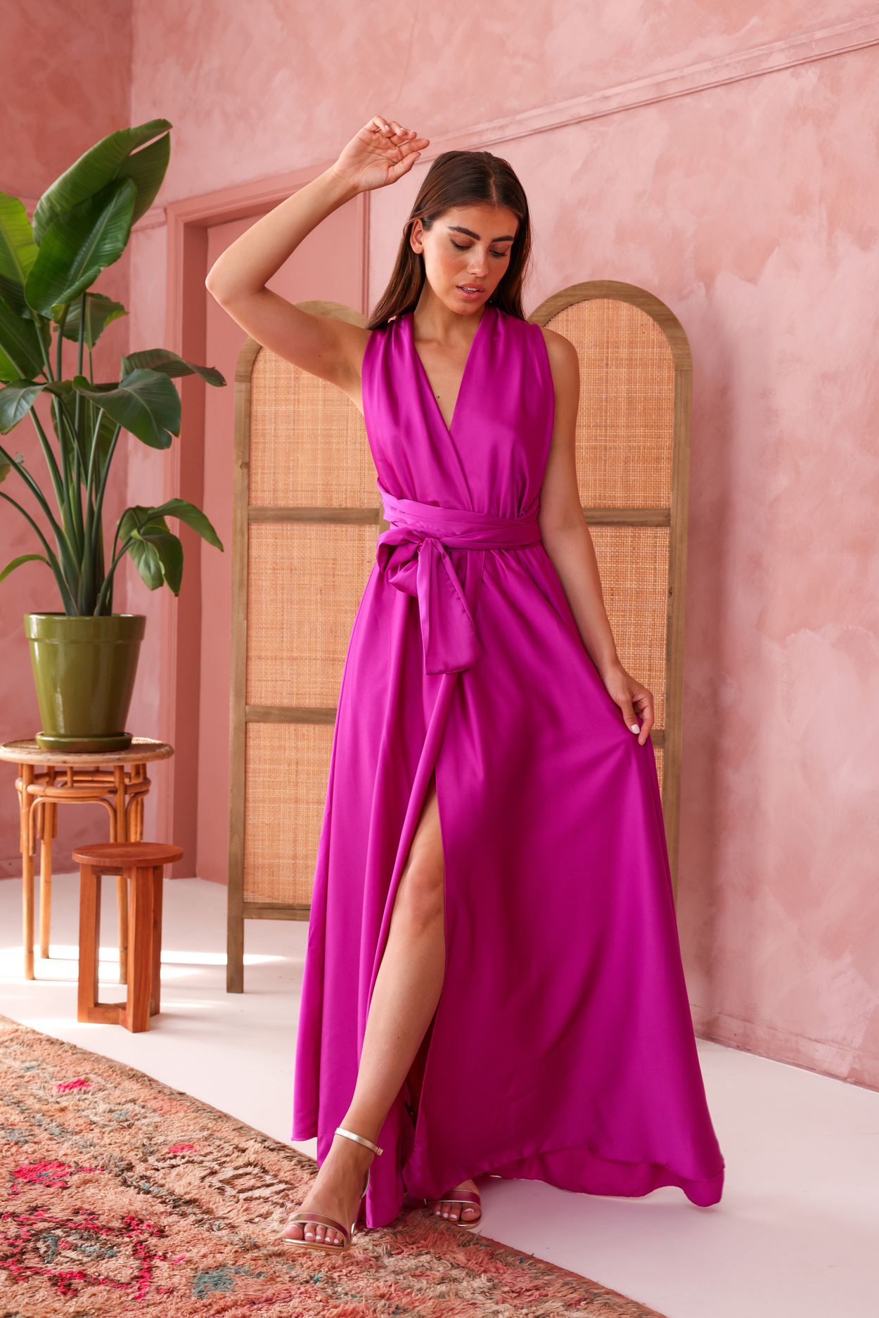 Carrie Dress | Magenta