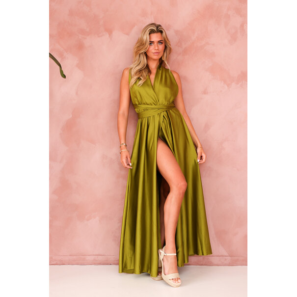 Carrie Dress | Olive Green