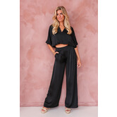 Satin Pantalon | Black