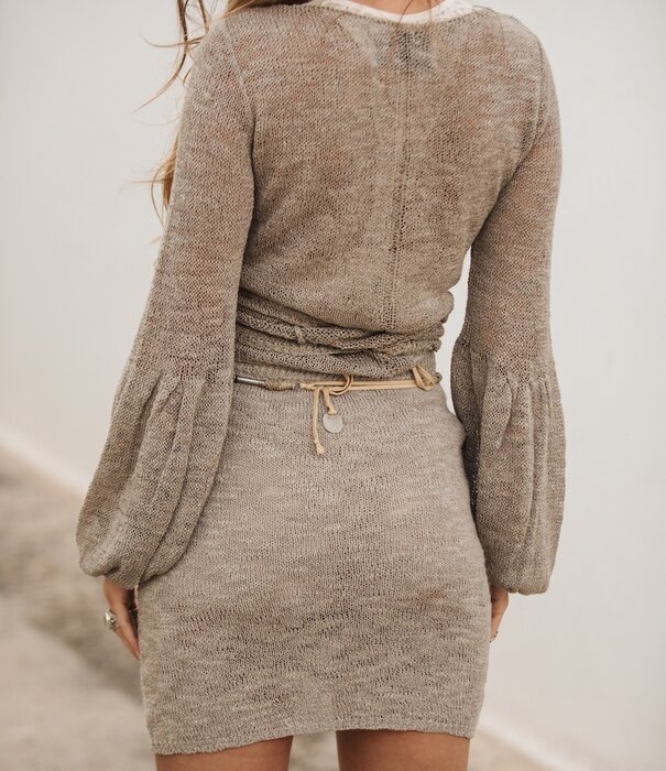 Lara Knitted Skirt | Tender Taupe
