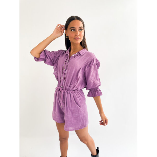 Lucy Playsuit | Purple