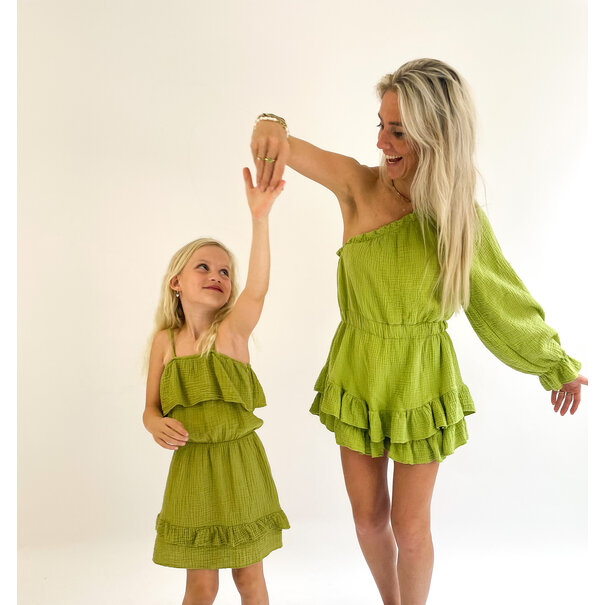 Elin Dress Kids | Green