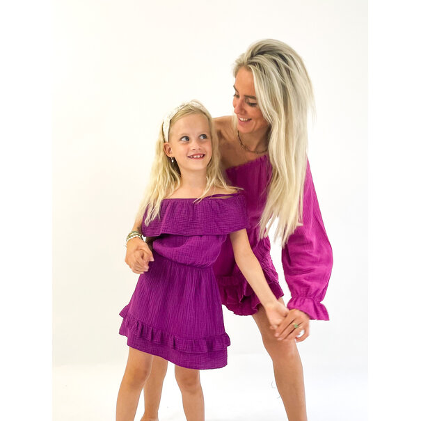 Elin Dress Kids | Purple