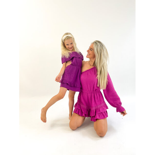 Elin Dress Kids | Purple