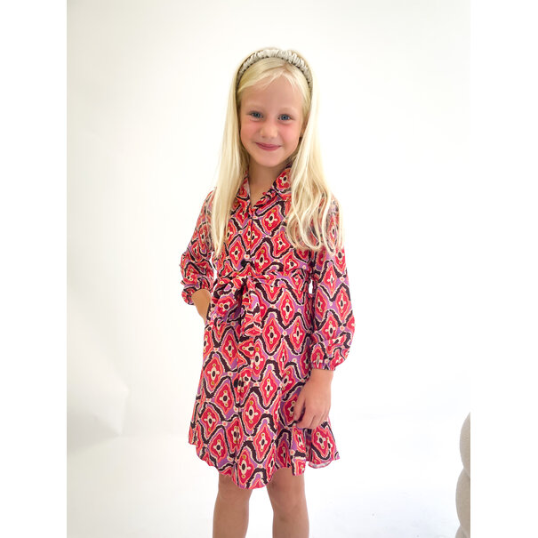 Nine Dress Kids | Red/Purple