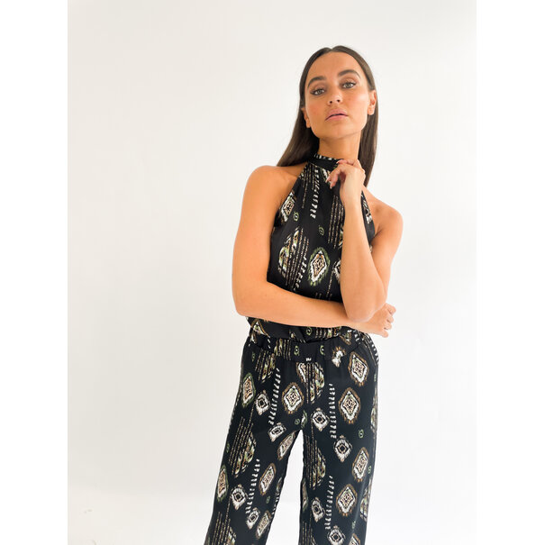 Naomi Haltertop | Black
