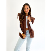 Teddy Gilet | Brown