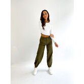 Cargo Parachute Pants | Khaki