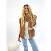 Musthave Teddy Gilet | Brown