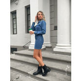 Layla Denim Dress | Blue