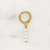 Earring Pearl 4 beads