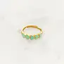 Mint Heart Ring