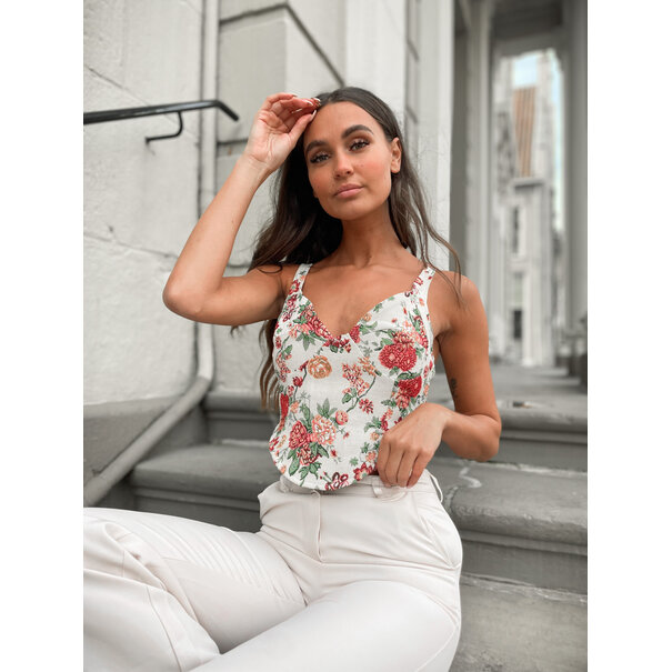 Flower Corset Top