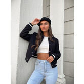 Noa Bomber Jacket | Black