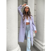 Marlou Trenchcoat | Lila