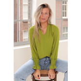 Noelle Blouse | Olive Green