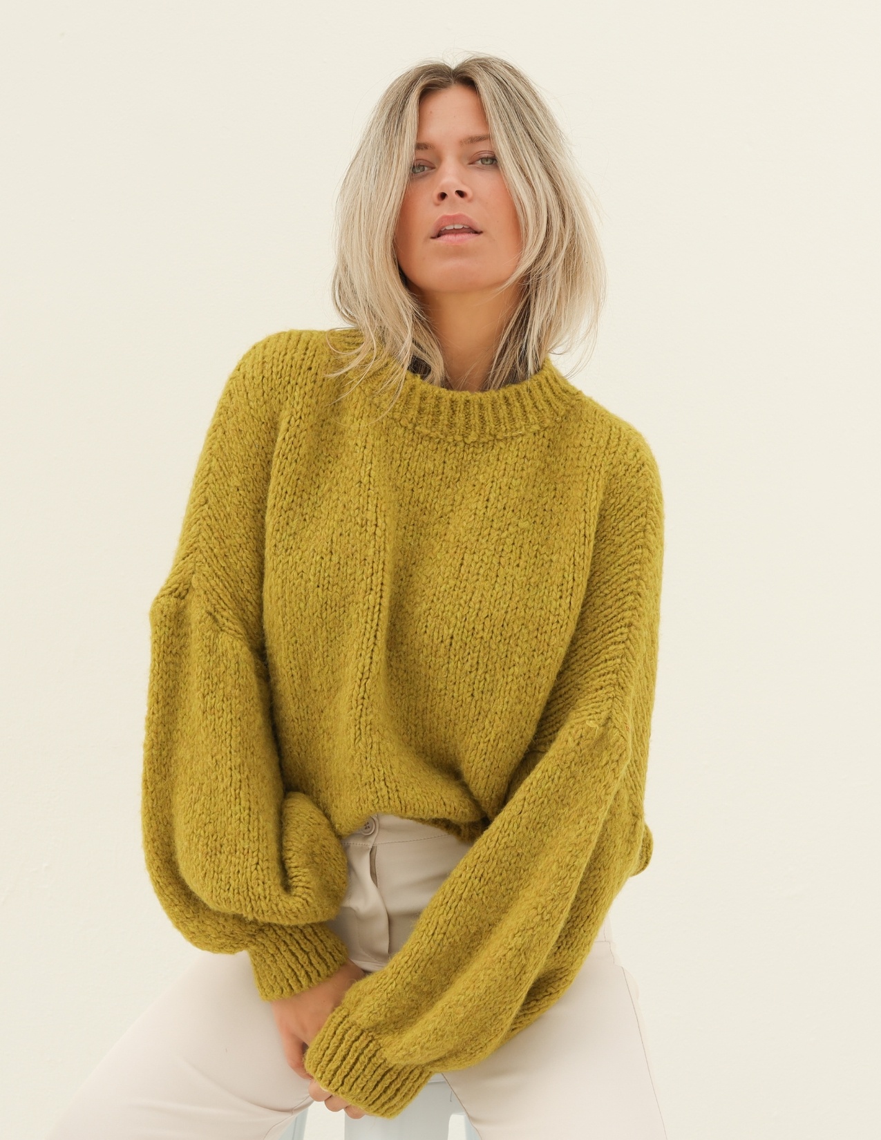 Petra Sweater | Olive Green