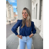Molly Blouse | Blue