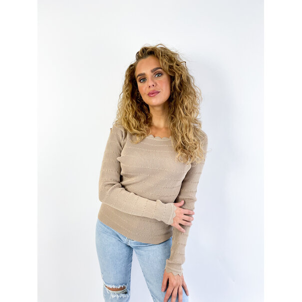 Anna Top | Taupe
