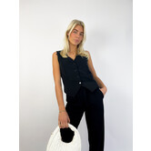 Klassiek spencer gilet | Zwart