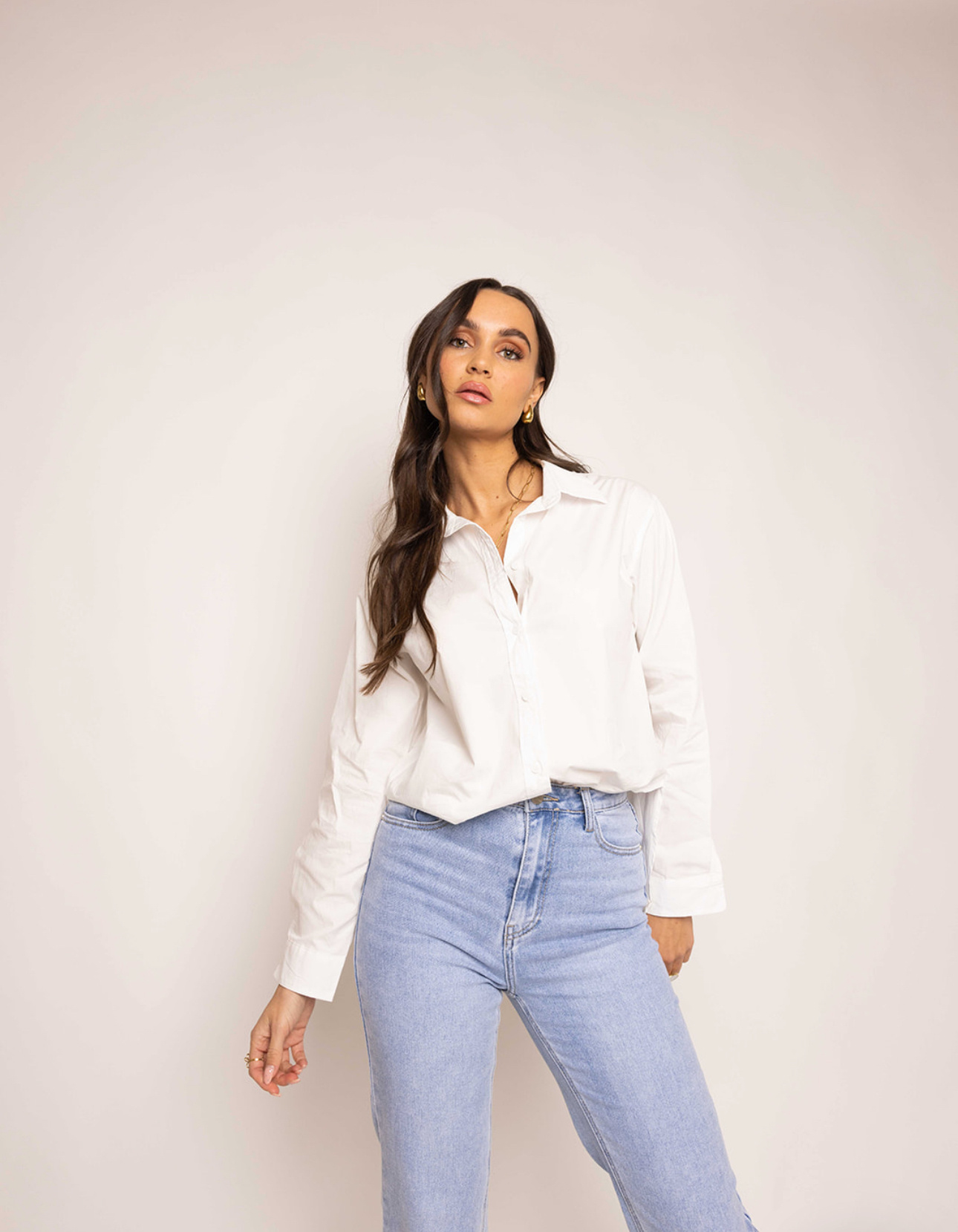 Basic Witte Blouse