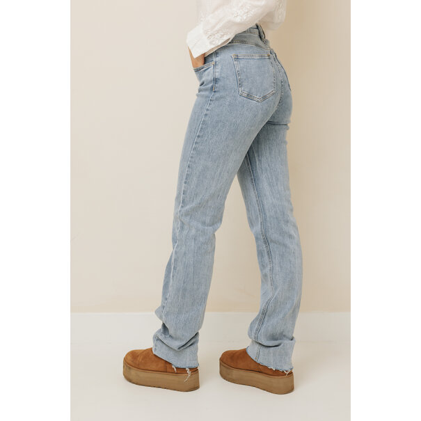 Redial Extra Long Straight Jeans | Dark Blue