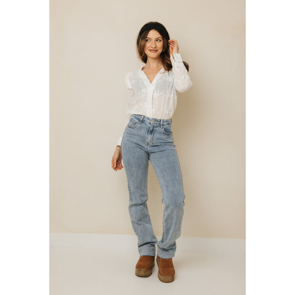 Redial Extra Long Straight Jeans | Dark Blue