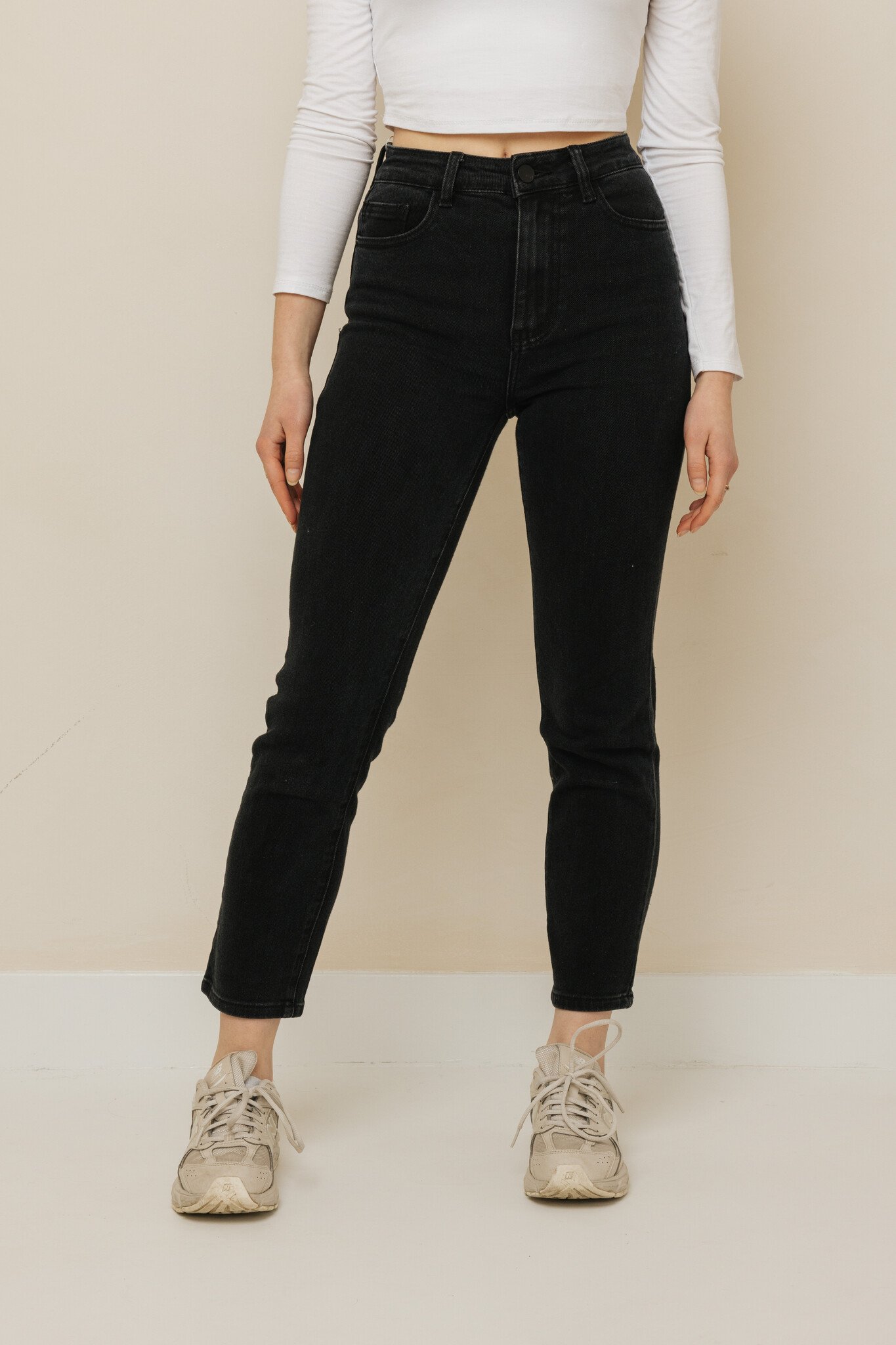 Extra Short Stretchy  Jeans | Zwart