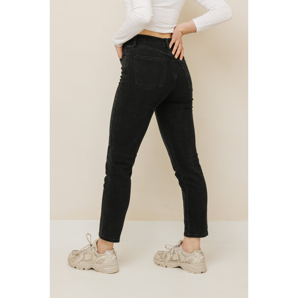 Extra Short Stretchy  Jeans | Zwart