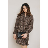 Leopard Blouse Jurk