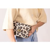 Leren Crossbody Tas | Leopard