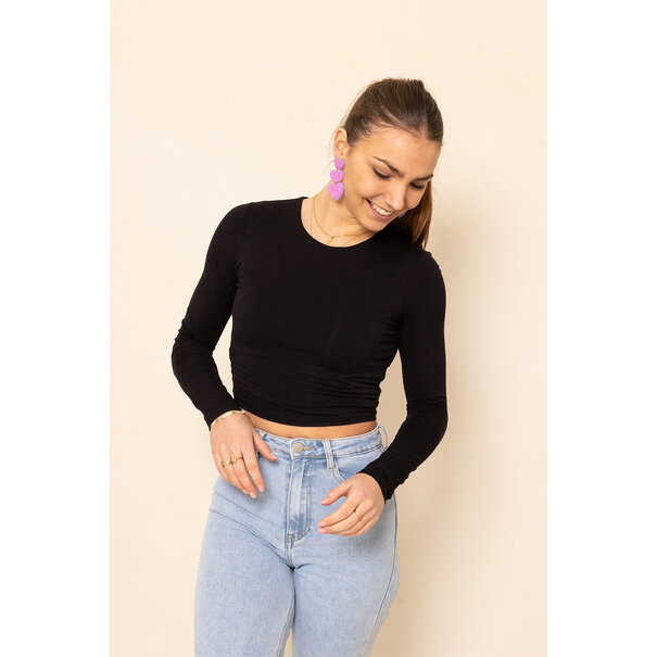 Marit Crop Top | Black