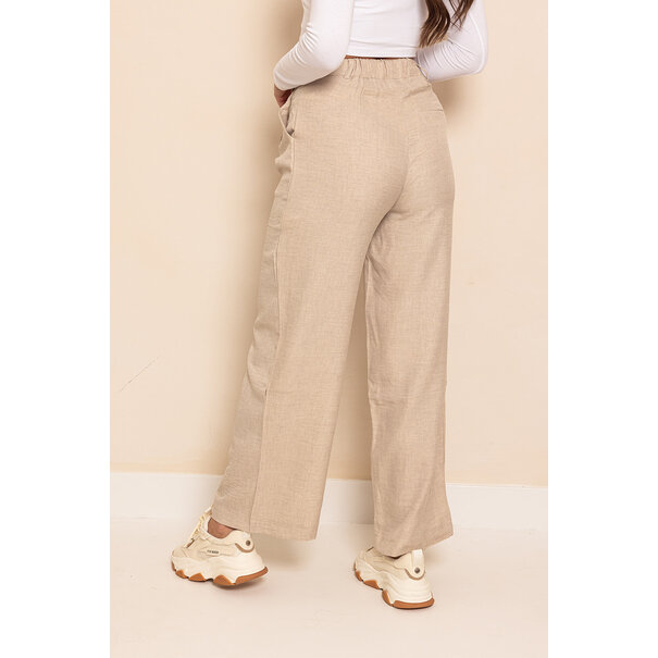 Linde Pantalon | Beige