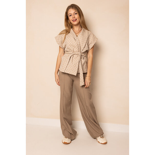 Livia Pantalon | Taupe