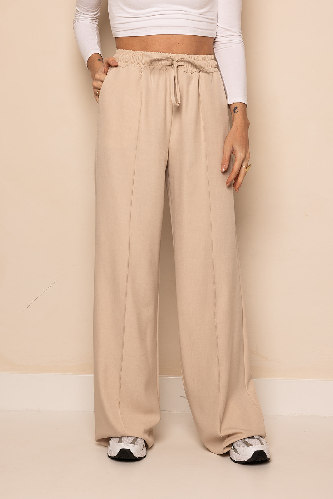 Livia Pantalon | Beige