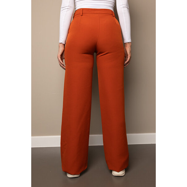 Emma Pantalon Extra Lang |Oranje/Roest