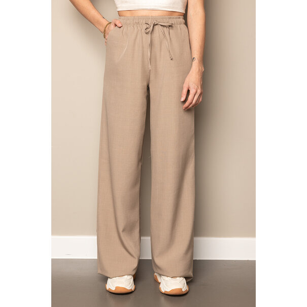 Elivia Pantalon | Taupe