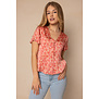 Tess Bloemen Top | Roze