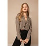 Lissa Cropped Blazer | Taupe