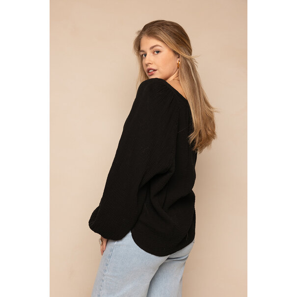 Sammy Blouse | Zwart